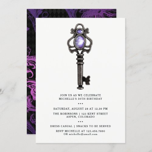 Gothic Romance Invitation