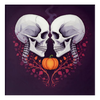 Gothic Romance Skull Art