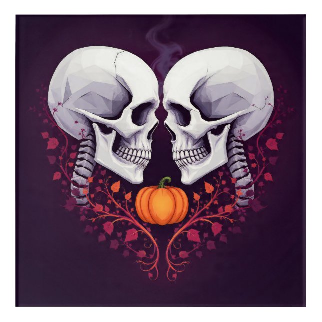Gothic Romance Skull Art  (Front)