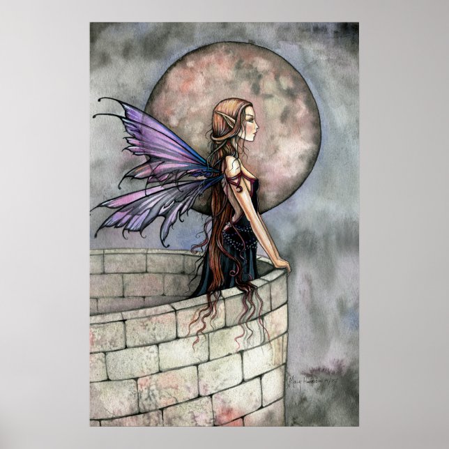 Gothic Romantic Fairy Poster Print (Front)