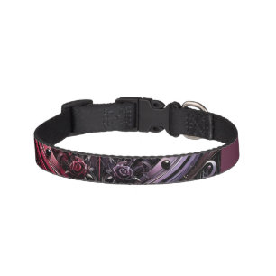 Gothic Rose Adjustable Dog Collar