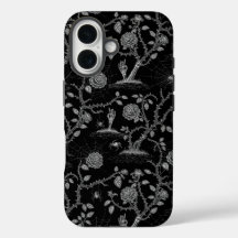 Gothic Rose and Bone Pattern