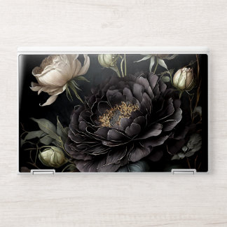 Gothic Rose Arrangement Black Flower HP Laptop Skin
