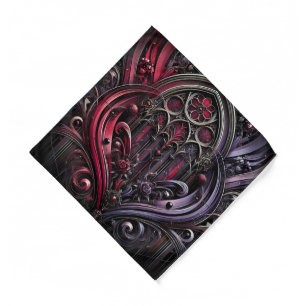 Gothic Rose Bandana – Bold Style Accessory