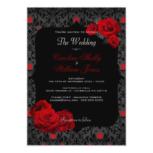 Dark Wedding Invitations 5