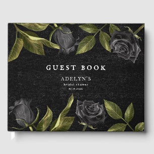 Gothic Rose Bridal Shower Guest Book