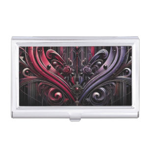 Gothic Rose Business Card Holder