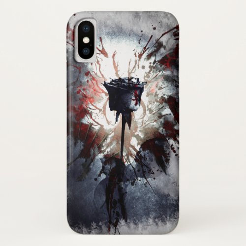 Gothic Rose iPhone X Case