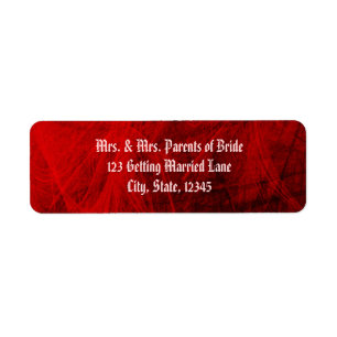 Gothic Rose Label