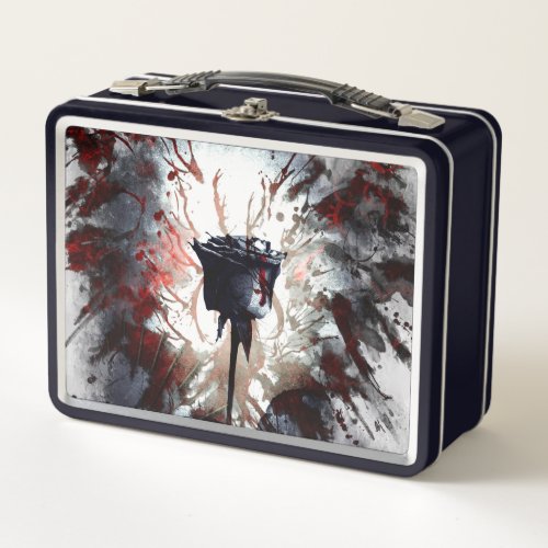 Gothic Rose Metal Lunch Box