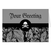 Gothic Rose & Skull Cards (Front Horizontal)