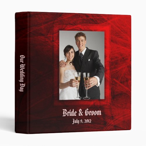 Gothic Rose Wedding Photo Album Binder
