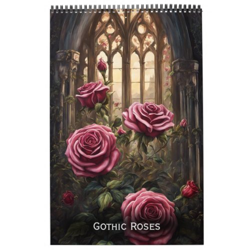 Gothic Roses by Ivy and Bat Gothic Art Calendar