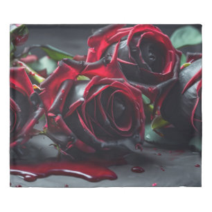 Gothic Roses Duvet Cover