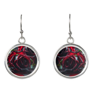 Gothic Roses Earrings