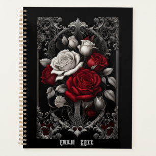 Gothic Roses in Ornate Frame Planner