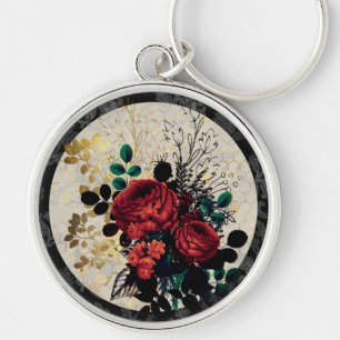 Gothic Roses Keychain