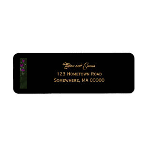 Gothic Roses Return address labels