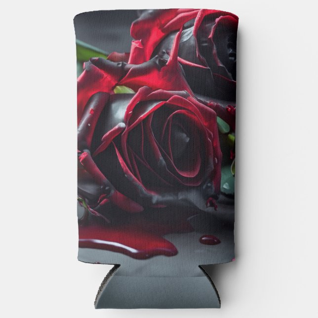 Gothic Roses Seltzer Can Cooler (Front)
