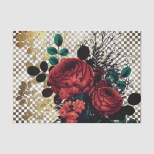 Gothic Roses Tissue Paper