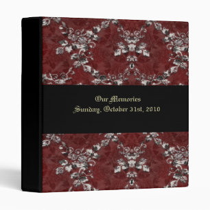 Gothic Roses Victorian Wedding Photo Album Binder