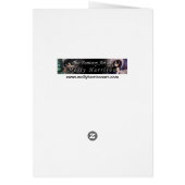 Gothic Ruby Fairy Fantasy Art Card (Back)