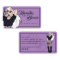 Gothic Script Cartoon Girl Purple Tattoo Artist