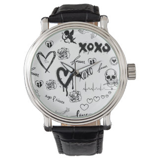 Gothic Seamless Pattern Watch