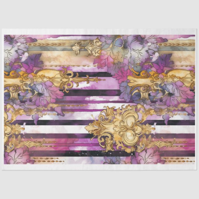 Gothic Shabby Glam K Decoupage Paper (Front)