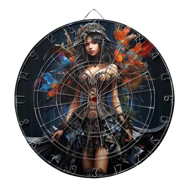 Gothic Shot Dart Board (Front)