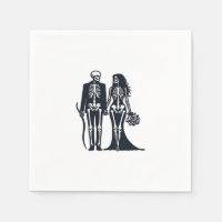 Gothic Skeleton Bride & Groom – Till Death Do Us P