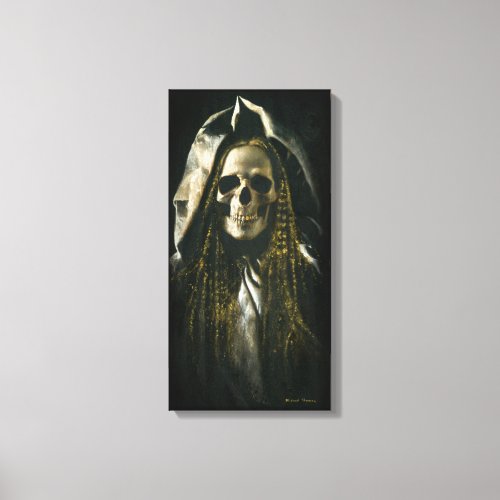 Gothic Skeleton Ghost Canvas