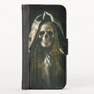Gothic Skeleton Ghost iPhone X Wallet