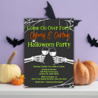 Gothic Skeleton Halloween Costumes & Cocktails 