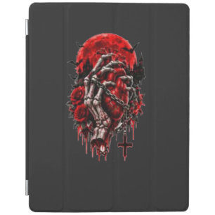 Gothic Skeleton Hands Red Roses Halloween Horror D iPad Smart Cover