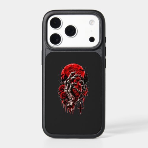 Gothic Skeleton Hands Red Roses Halloween Horror D iPhone 17 Pro Case
