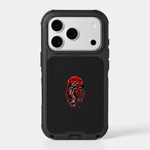 Gothic Skeleton Hands Red Roses Halloween Horror D iPhone 17 Pro Case