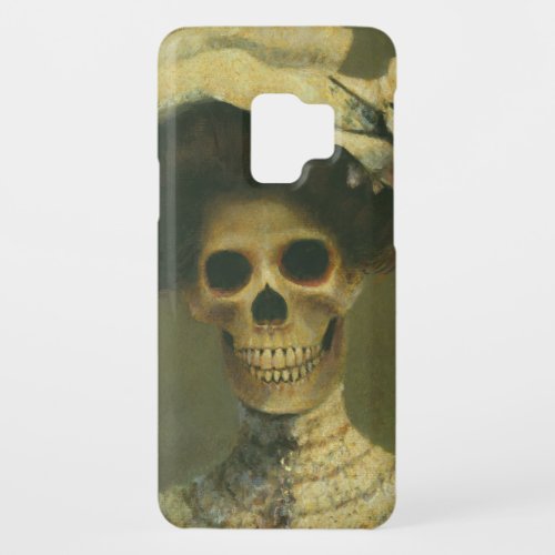 Gothic Skeleton Lady Motorola Droid Case Case_Mate Samsung Galaxy S9 Case