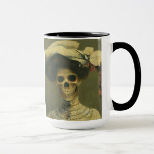 Gothic Skeleton Lady Mug