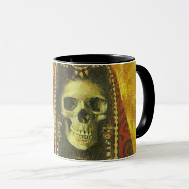 Gothic Skeleton Mug (Front Right)