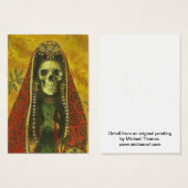 Gothic Skeleton Witch ACeO Artists Trading Cards (Front & Back)
