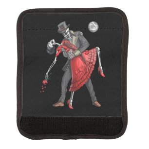 Gothic Skeletons Dancing Luggage Handle Wrap