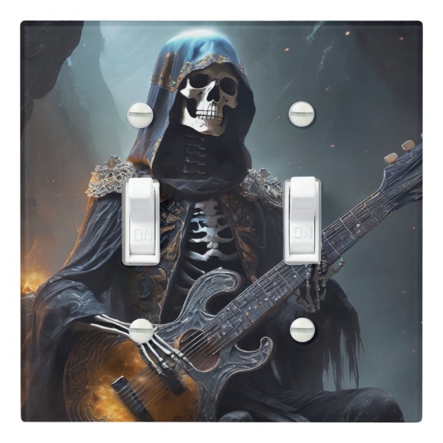 **Gothic Skelton  Light Switch Cover (In Situ)