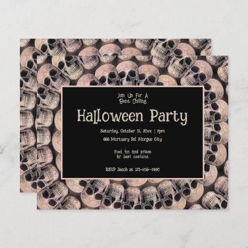 Gothic Skull Abstract Budget Halloween Party
