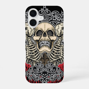 Gothic Skull & All-Seeing Eye iPhone 16 Case