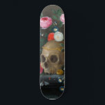 Gothic Skull and Roses Funky Dark Grunge Skateboard<br><div class="desc">Gothic Skull and Roses Vanitas Still Life dark painting by Flemish artist Jan van Kessel on a professional quality skateboard deck, made of seven piles of the best quality hard-rock USA maple.</div>