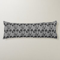 Gothic Skull Black And White Grunge Cool Pattern