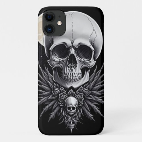 Gothic Skull  iPhone 11 Case