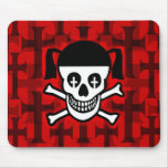 Gothic Skull & Crosses Mouse Pad