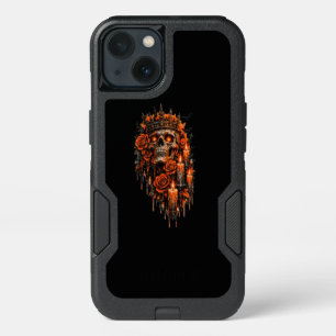 Gothic Skull Crown Halloween Dark Roses Spooky Des iPhone 13 Case